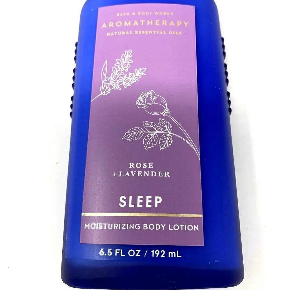 Bath & Body Works Aromatherapy Sleep Rose Lavender Body Lotion 6.5 Fl Oz